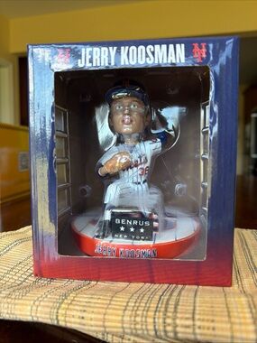 2020 JERRY KOOSMAN NEW YORK METS BOBBLEHEAD. NEW IN BOX